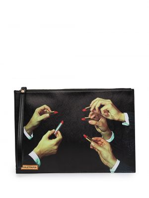 Чанта тип „портмоне“ Seletti черно