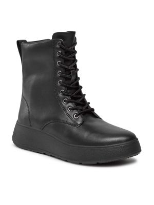 Členkové topánky Fitflop čierna