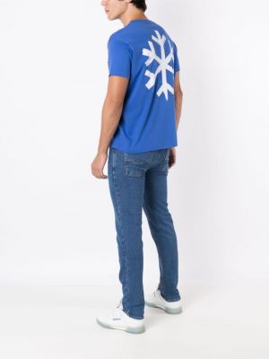 Kokvilnas t-krekls ar apdruku Osklen zils