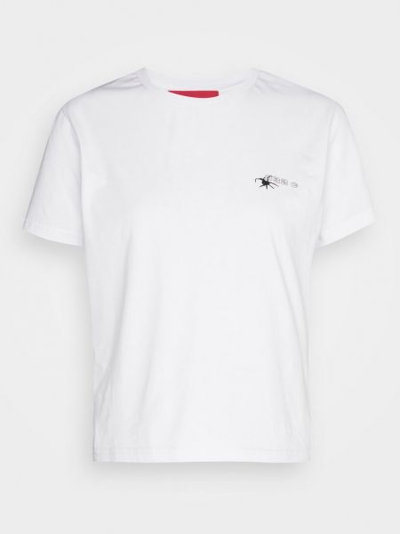 Biała koszulka z nadrukiem 032c