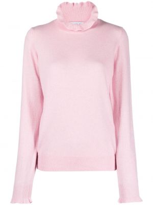 Пуловер с волани Manuel Ritz розово
