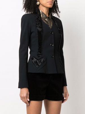 Černé sako se srdcovým vzorem Christian Dior