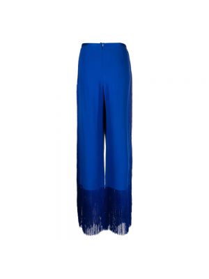 Pantalones con flecos Taller Marmo azul
