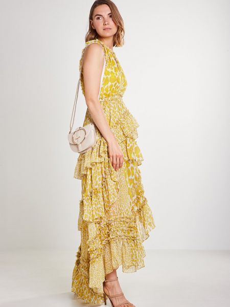 Sukienka wieczorowa Diane Von Furstenberg żółta