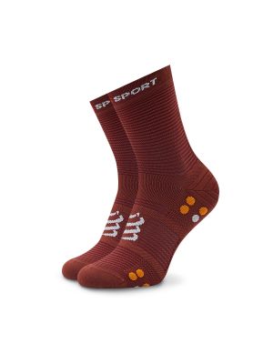 Ponožky Compressport červené
