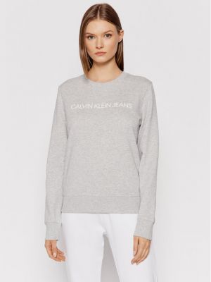 Sportinis džemperis Calvin Klein Jeans pilka