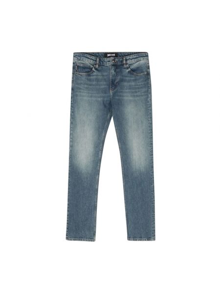 Niebieskie proste jeansy Just Cavalli