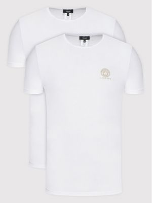 Marškinėliai slim fit Versace balta