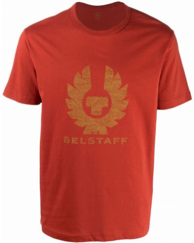 Camiseta con estampado Belstaff rojo