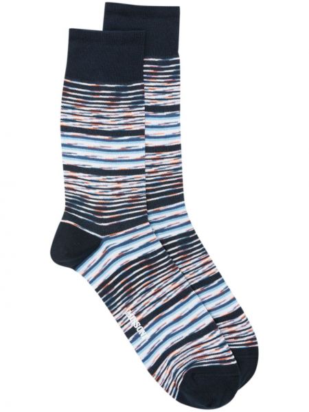 Bavlnené ponožky Missoni modrá