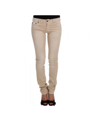 Skinny jeans Roberto Cavalli beige