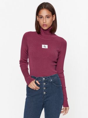 Kampsun Calvin Klein Jeans lilla