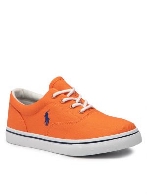 Ниски обувки Polo Ralph Lauren оранжево