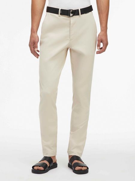 Pantalones chinos slim fit Calvin Klein beige