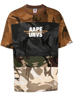 Kamuflere trykt t-skjorte Aape By *a Bathing Ape®