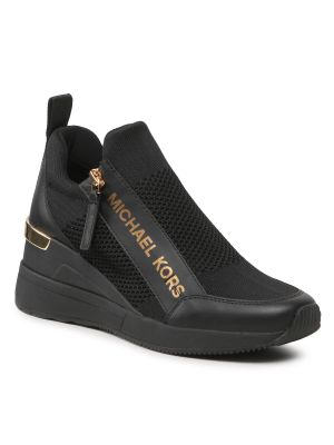 Sneakersy na koturnie Michael Michael Kors czarne