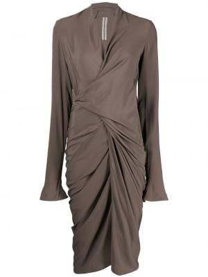 Drapert dress Rick Owens brun