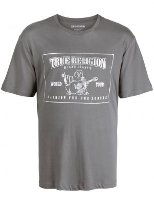 T-shirt True Religion grå