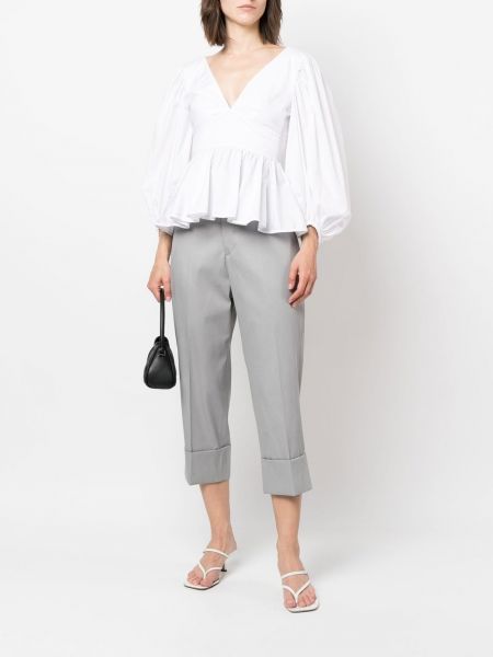 Pantalon plissé Sapio gris