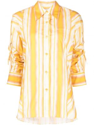 Koszula bawełniana 3.1 Phillip Lim żółta