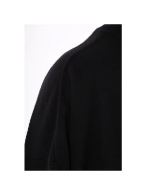 Jersey cuello alto con bordado de lana de tela jersey Bottega Veneta negro