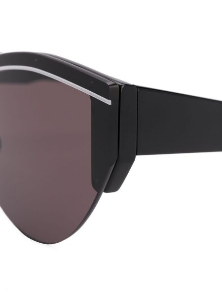 Okulary przeciwsłoneczne oversize Balenciaga Eyewear czarne