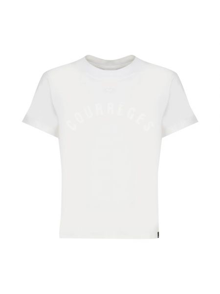 Biała koszulka Courreges