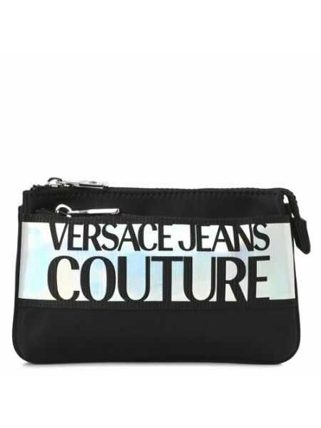 Черная поясная сумка Versace Jeans