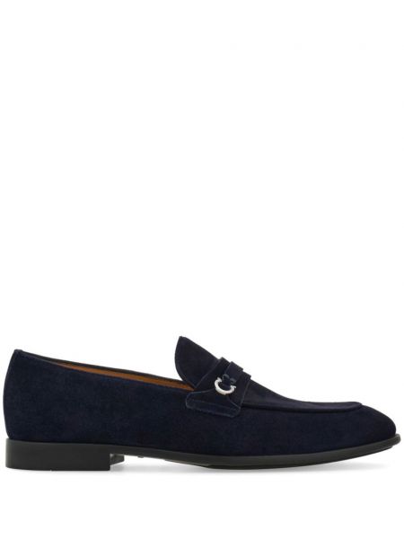 Loafers en suède Ferragamo bleu