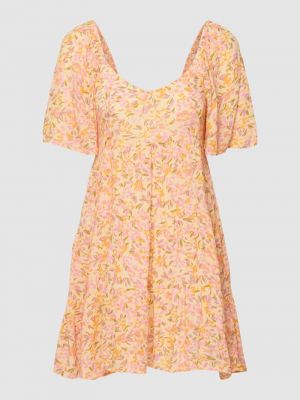 Sukienka mini Billabong pomarańczowa