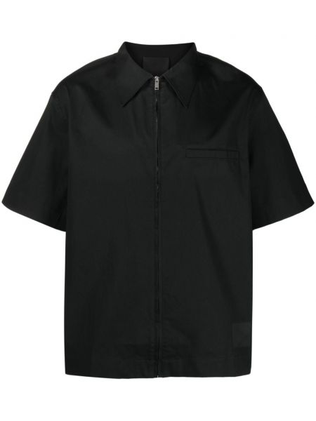 Chemise avec manches courtes Givenchy noir
