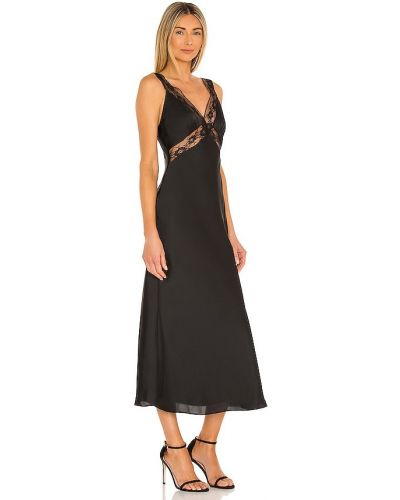 Vestido midi Majorelle negro