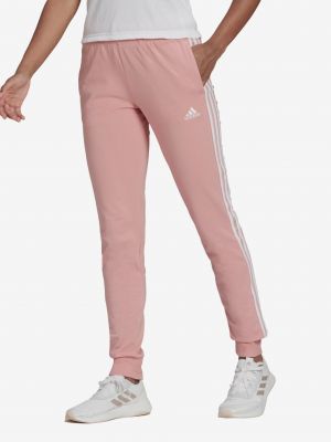 Teplákové nohavice Adidas ružová