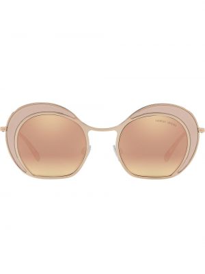 Ochelari de soare oversize Giorgio Armani roz