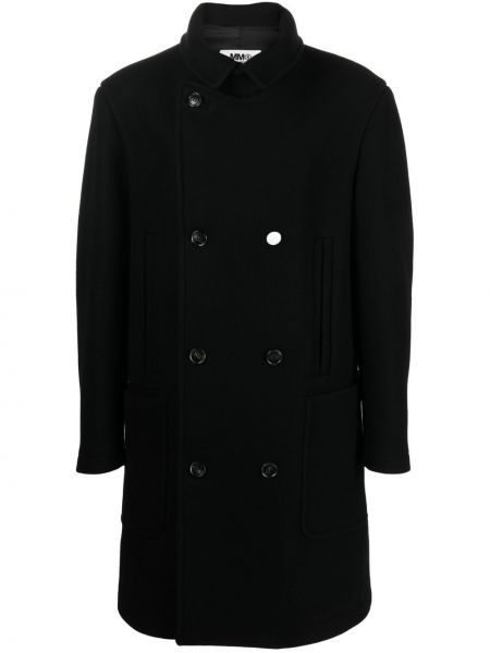 Рилепнало палто Mm6 Maison Margiela черно