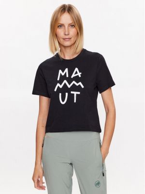 T-shirt Mammut nero