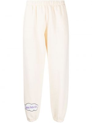 Bavlněné sportovní kalhoty Natasha Zinko bílé