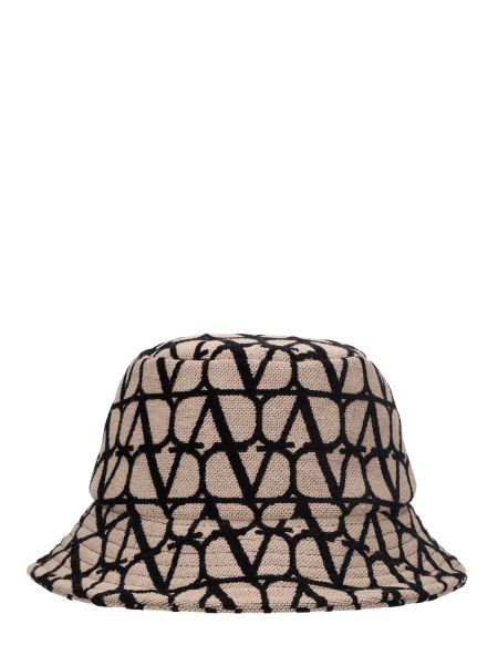 Bøttehatt Valentino Garavani beige