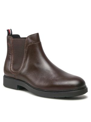 Chelsea boots Tommy Hilfiger hnedá