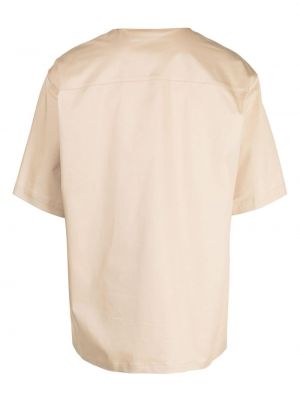 Hemd mit stickerei Trussardi beige