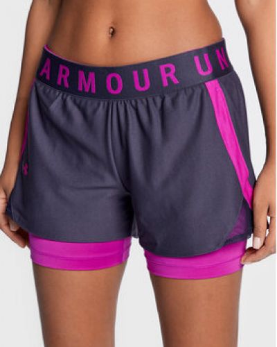 Under Armour Pantaloni scurți sport Ua Play Up 2-in-1 1351981 Violet Loose Fit