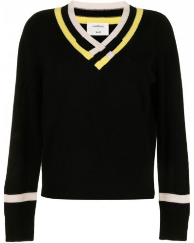 Jersey de punto con escote v de tela jersey Onefifteen negro