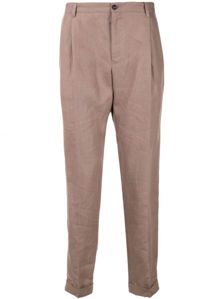 Pantalones chinos ajustados Dolce & Gabbana marrón