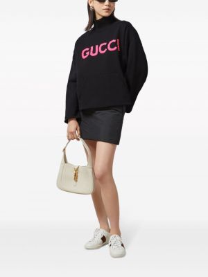 Kokvilnas džemperis ar izšuvumiem Gucci