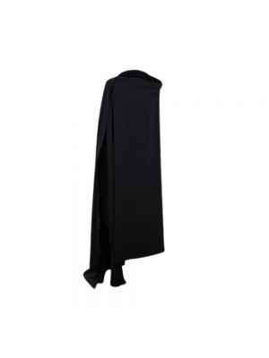 Sukienka długa bez rękawów drapowana Balenciaga czarna