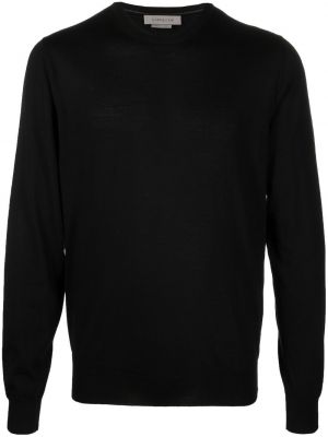 Пуловер с кръгло деколте Corneliani черно