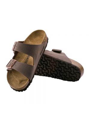 Sandalias de cuero Birkenstock marrón