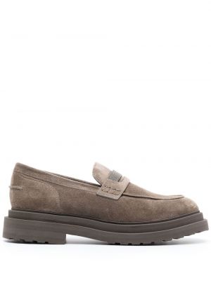 Loafers Brunello Cucinelli brun