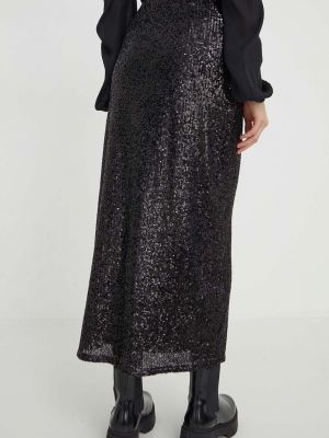 Midi sukně Abercrombie & Fitch černé