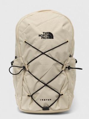 Однотонный рюкзак The North Face бежевый